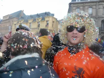 Patrice Bekus photographie MuCEM. Enquête sur le carnaval de Granville conduite par Patrice Bekus (30 novembre 2010 - 8 mars 2011) Basse-Normandie, France 2011/3/8 PHT.2011.2.991  Photo