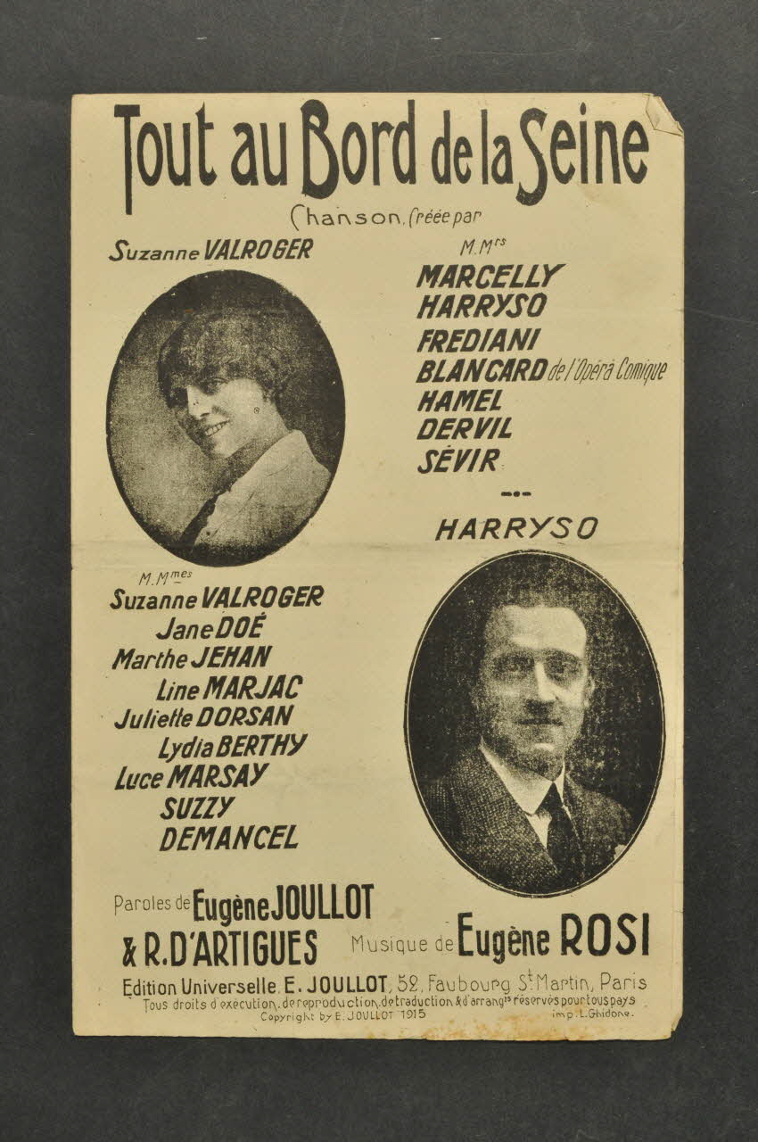 chanson petit format 1966.199.91 Photo Mucem