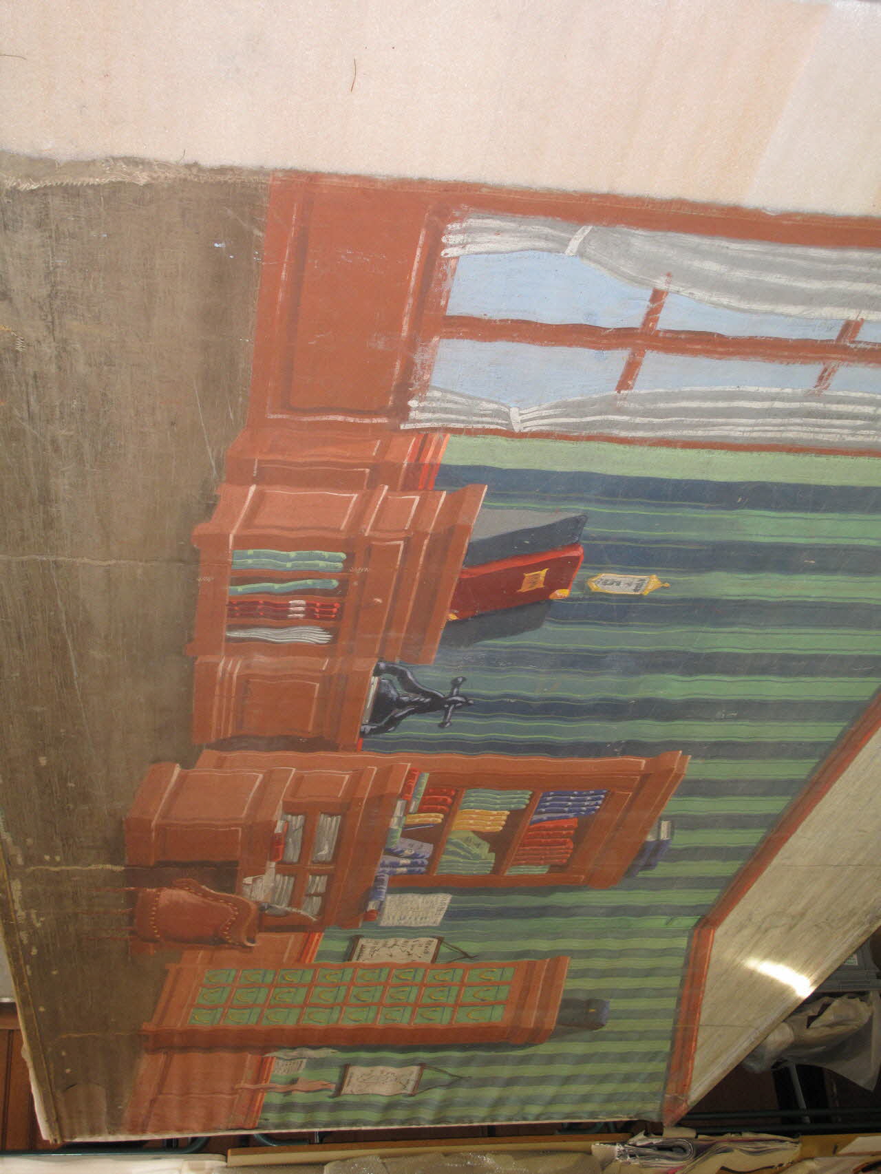 Emile Auguste Pitou ; Paul Pitou décor de théâtre de marionnettes Rhône-Alpes, France 1911 1956.127.102 Photo