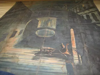 décor de théâtre de marionnettes 1956.127.128 Photo