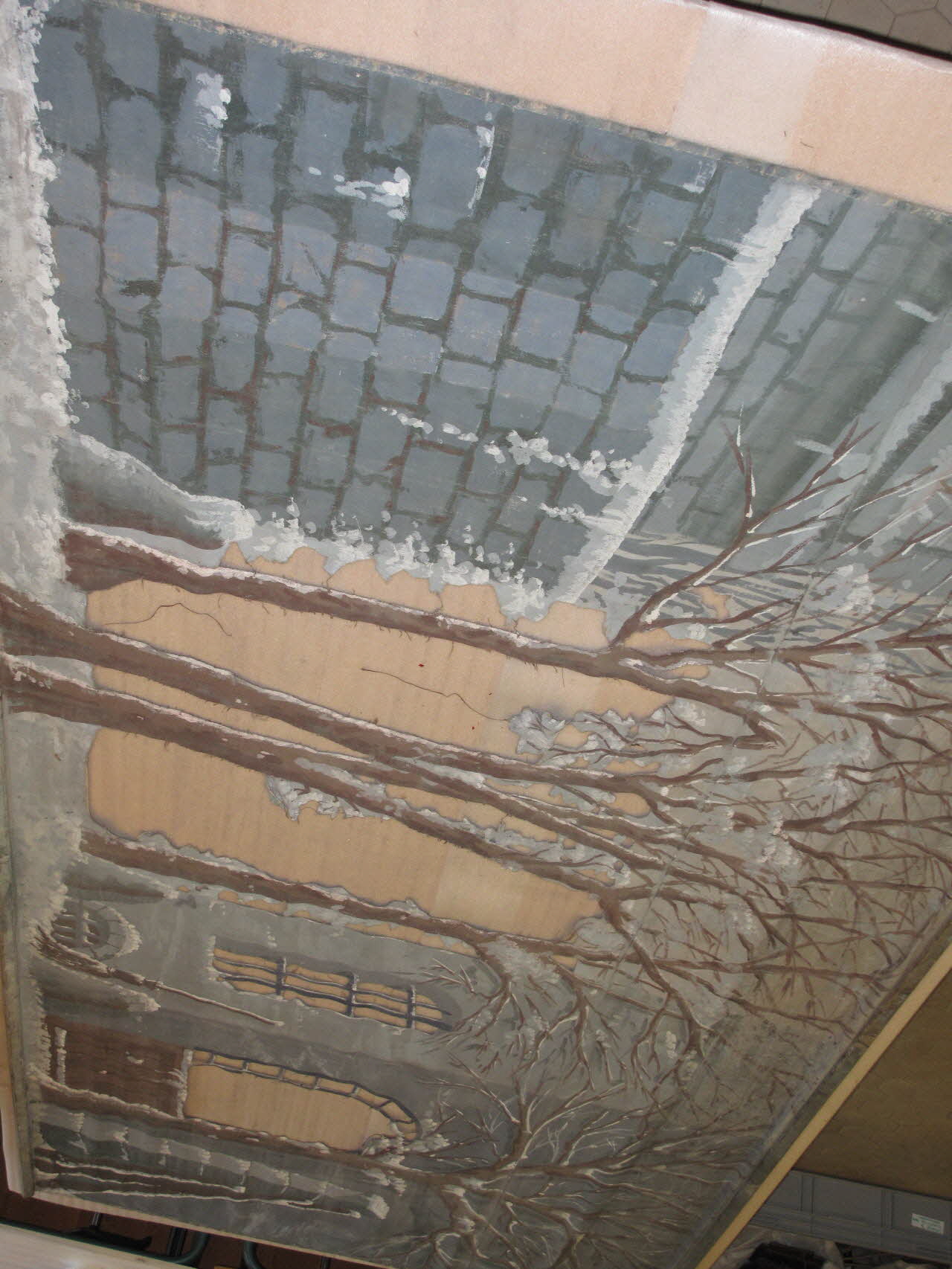 Emile Auguste Pitou décor de théâtre de marionnettes 1911/02/00 1956.127.131 Photo