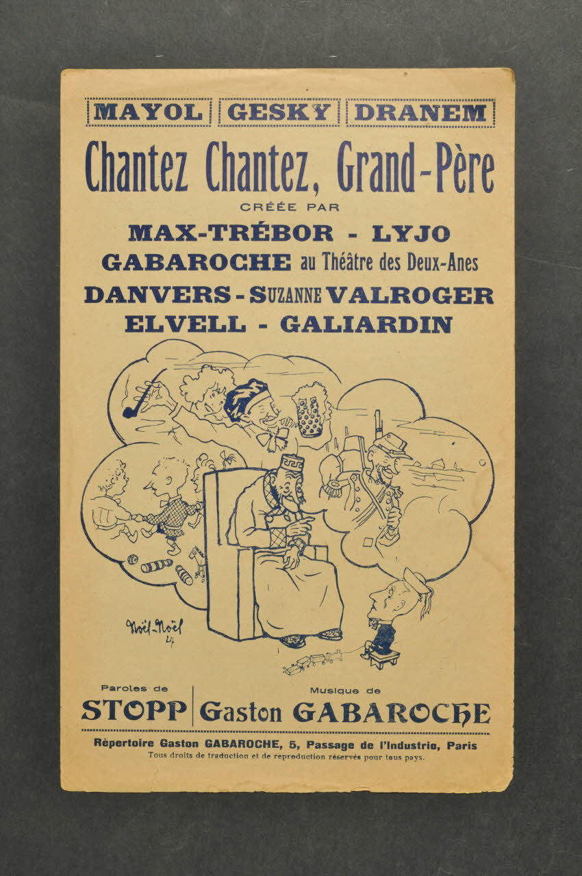 chanson petit format 1966.201.19 Photo Mucem