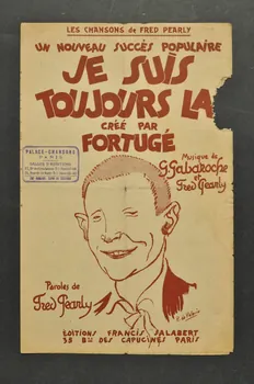 Fred Pearly ; Gaston Gabaroche ; Fortugé chanson petit format 1922 1965.137.17  Photo Mucem