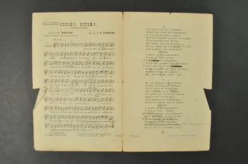 chanson petit format 1966.201.52 Photo Mucem