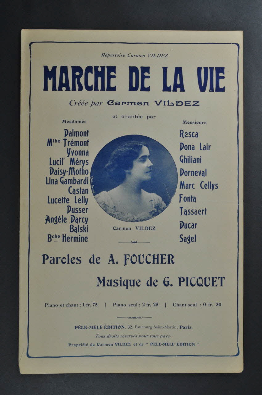 chanson petit format 1966.204.5 Photo Mucem