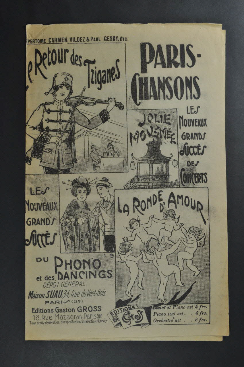 chanson petit format 1965.138.158 Photo Mucem