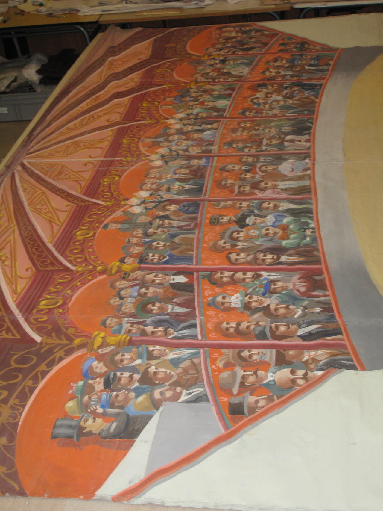 Paul Pitou décor de théâtre de marionnettes Rhône-Alpes, France 1910 1956.127.89 Photo