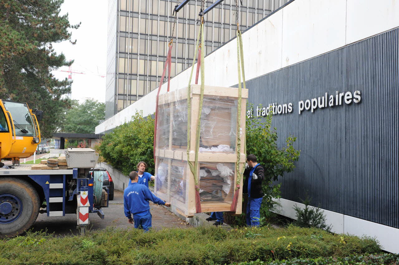 Christophe Fouin photographie MuCEM (Paris). Chantier des collections Ile-de-France, France 2010/10/28 PHP.2010.11.233 Photo