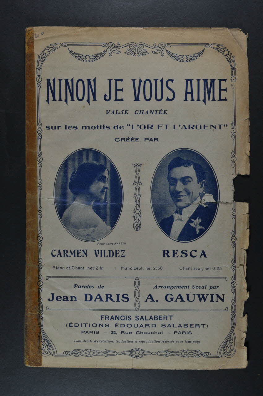 chanson petit format 1965.144.145 Photo Mucem