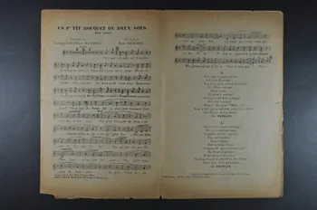 Max Eddy ; Clément Vautel ; René Mercier ; Carmen Vildez ; Pêle-Mêle Edition; chanson petit format Île-de-France, France 1921 1965.144.150 Photo Mucem