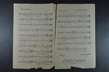 V. Monti ; Fernand Beissier ; Toscanini ; Rouch ; Rolla ; Marino ; Deparly ; Carmen Vildez ; Marisa Antonietti ; Janny D'orsay ; Ricordi, Editions chanson petit format 1904 1965.145.27 Photo Mucem