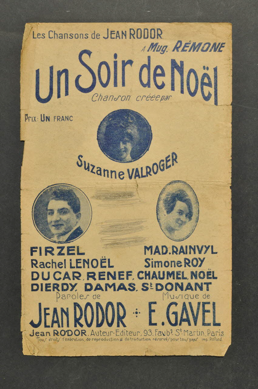 chanson petit format 1965.145.28 Photo Mucem