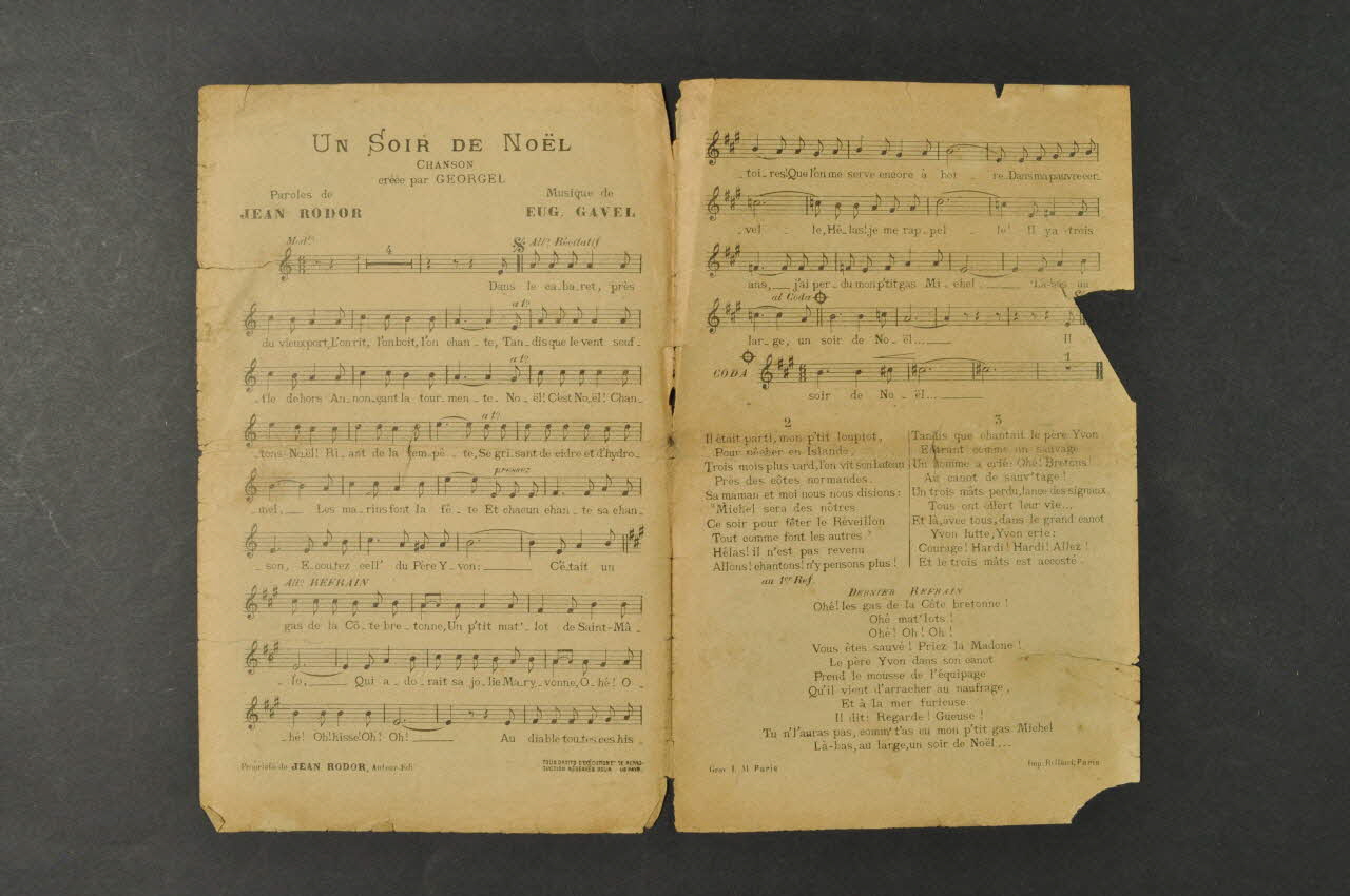 chanson petit format 1965.145.28 Photo Mucem
