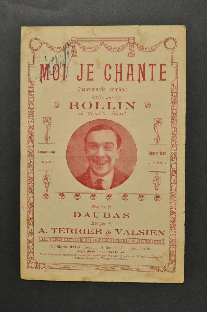 partition de musique petit format 1965.149.100 Photo Mucem