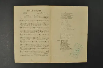 partition de musique petit format 1965.149.100 Photo Mucem