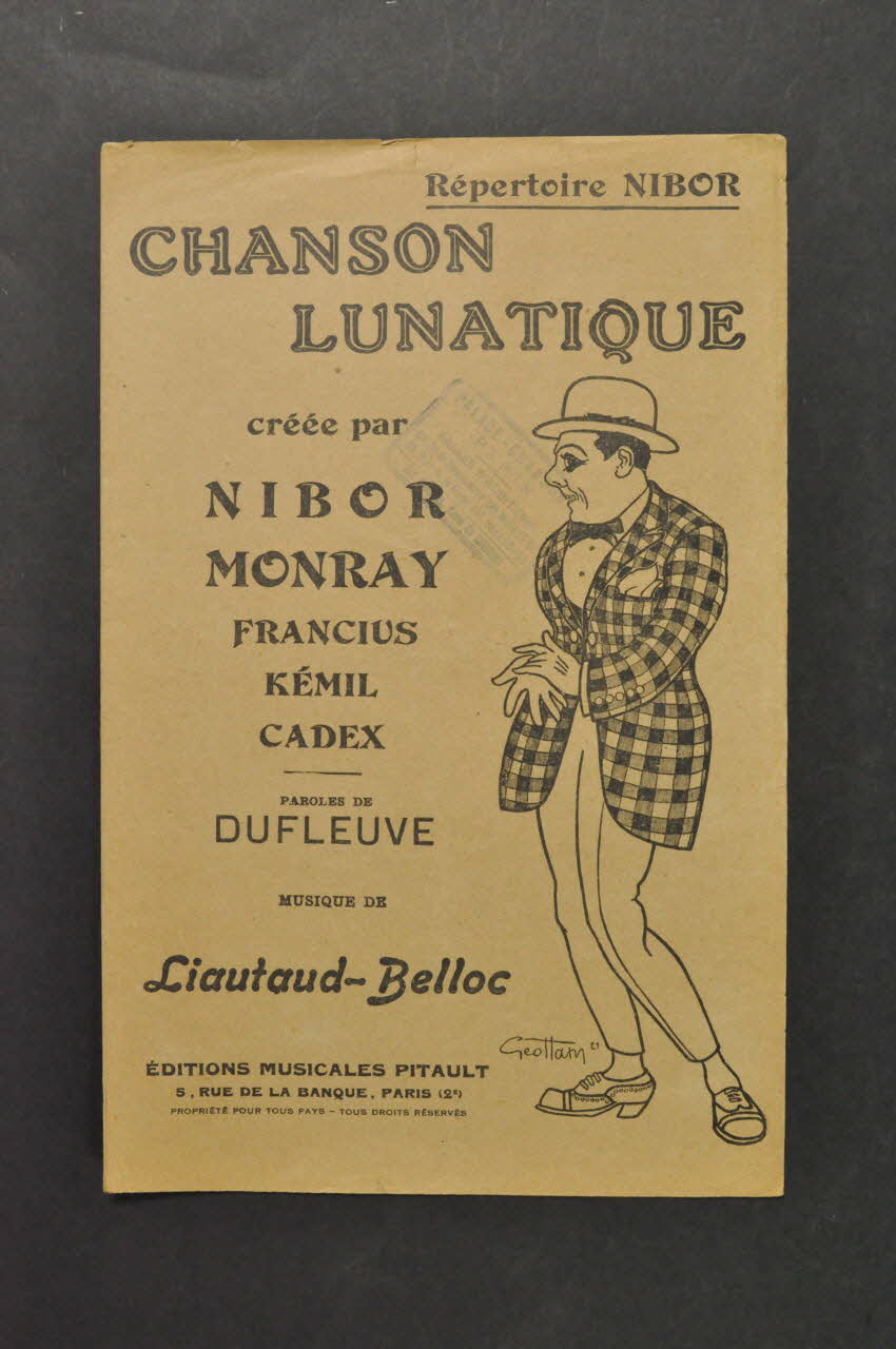 partition de musique petit format 1965.149.111 Photo Mucem