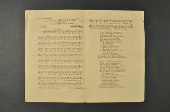 Georges Krier ; Vincent Telly ; Dréan partition de musique petit format Île-de-France, France 1916 1965.149.50  Photo Mucem
