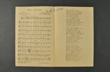 partition de musique petit format 1965.149.58 Photo Mucem