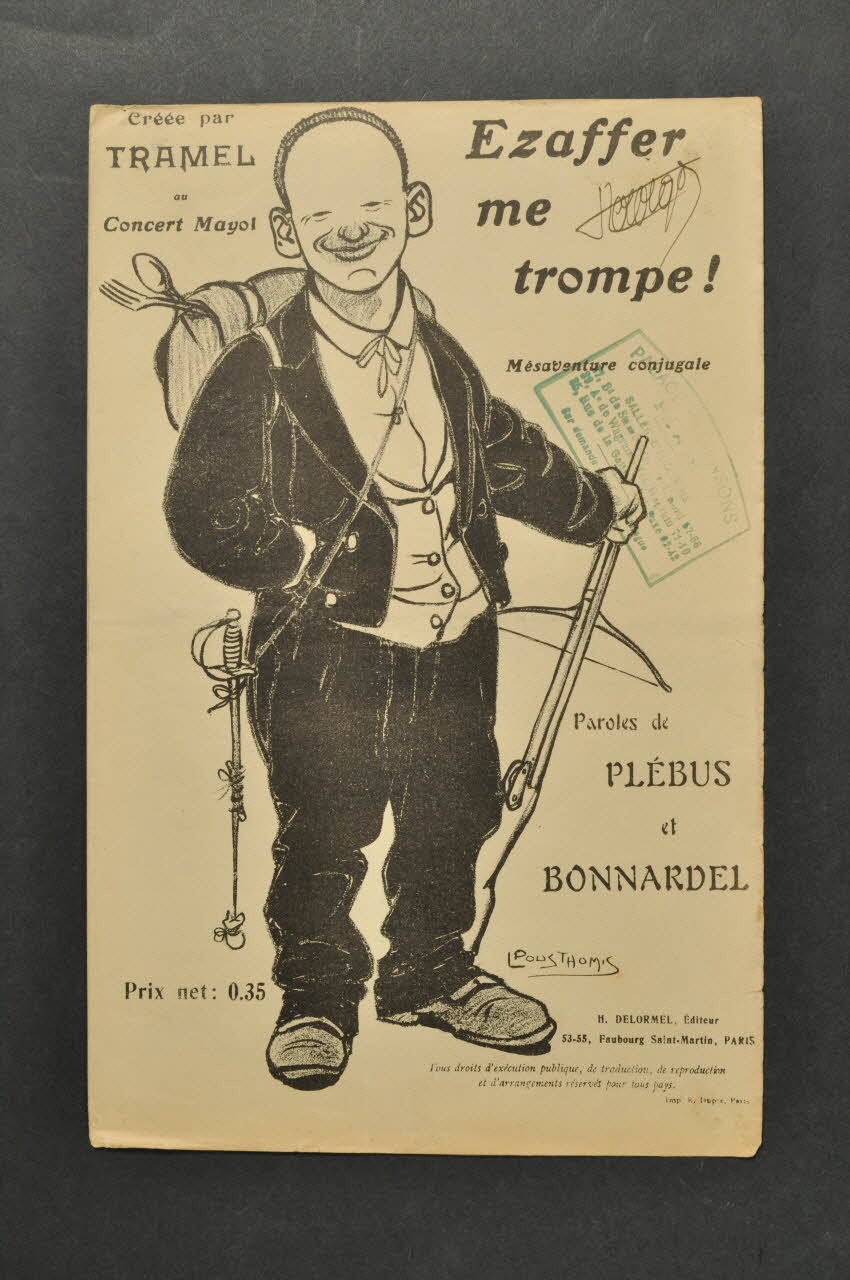 chanson petit format 1965.149.91 Photo Mucem