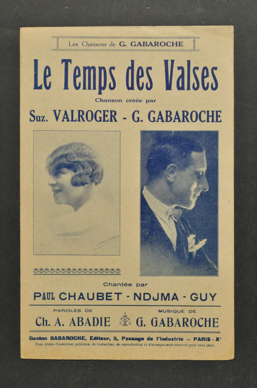 partition de musique petit format 1965.160.38 Photo Mucem