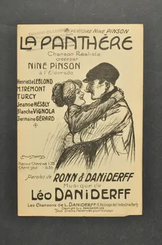 Léo Daniderff ; Emile Ronn ; Nine Pinson chanson petit format Île-de-France, France 1912 1965.172.56  Photo Mucem