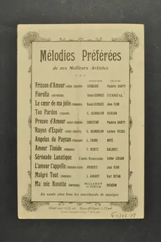 chanson petit format 1965.172.78 Photo Mucem