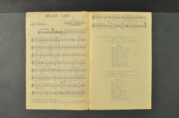 Albert Willemetz ; Jean Le Seyeux ; J. Russel Robinson ; Abe Lyman ; Robert Valaire ; Mabel Wayne ; George Waggner ; Charles Saint-Granier ; Paul Briquet ; Ricardo Duromo ; Jean Saint-Cast ; Valiès ; Francis Day chanson petit format Île-de-France, France 1927 1965.176.23 Photo Mucem