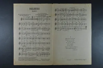 Irving Berlin ; Madeleine Loys ; Carmen Vildez ; Watson ; Georges Vorelli ; Valiès ; Tristal ; Francis Day chanson petit format Île-de-France, France 1925 1965.176.35 Photo Mucem