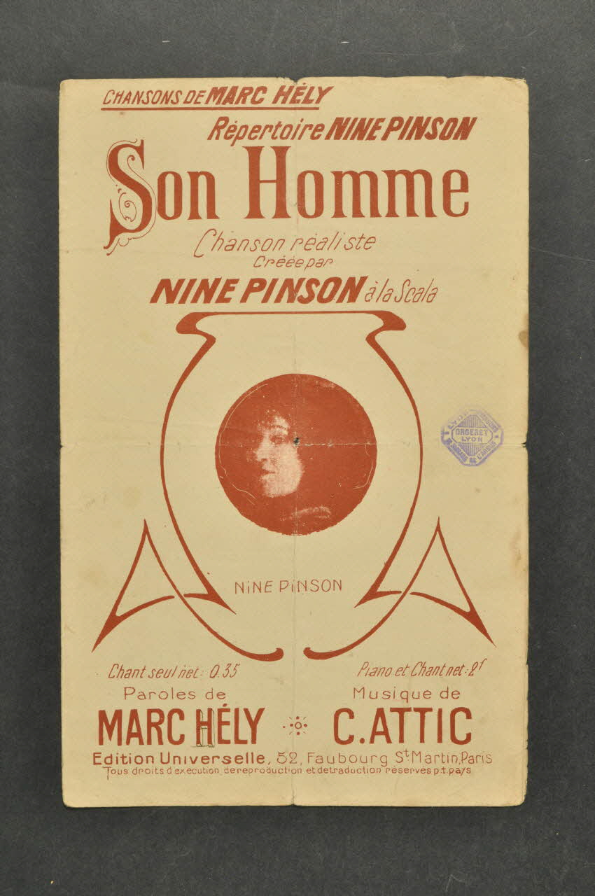 chanson petit format 1965.177.20 Photo Mucem