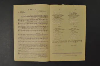 Léon Raiter ; Georges Villard ; Louis Bousquet ; Gitral ; E. Bousquet chanson petit format Île-de-France, France 1919 1965.177.49  Photo Mucem
