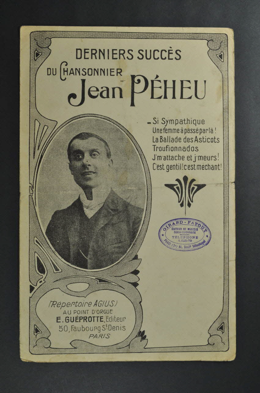 chanson petit format 1965.177.54 Photo Mucem