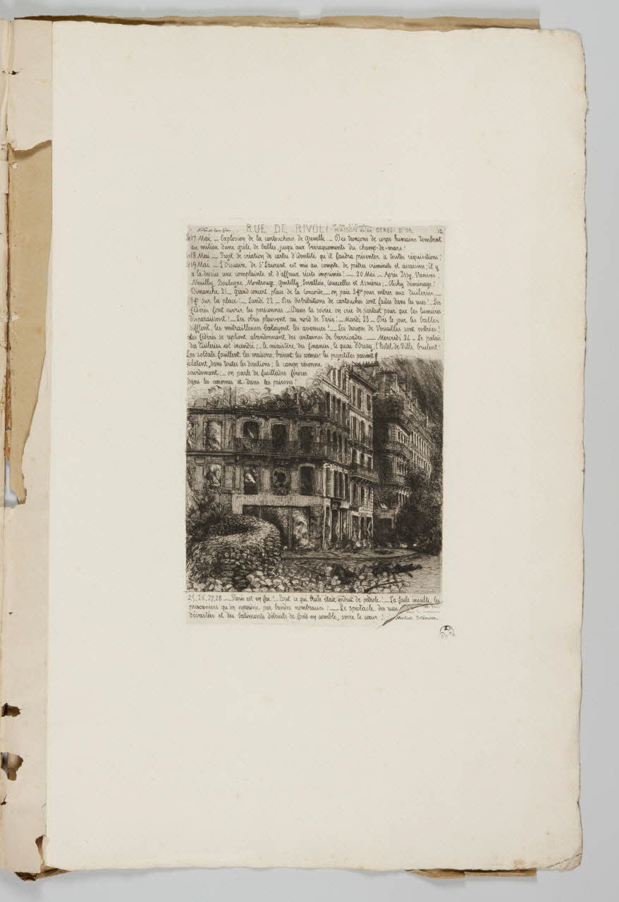 Cadart et Luce album RUE DE RIVOLI Paris 1868-1871 1941.20.1.12 Photo Mucem