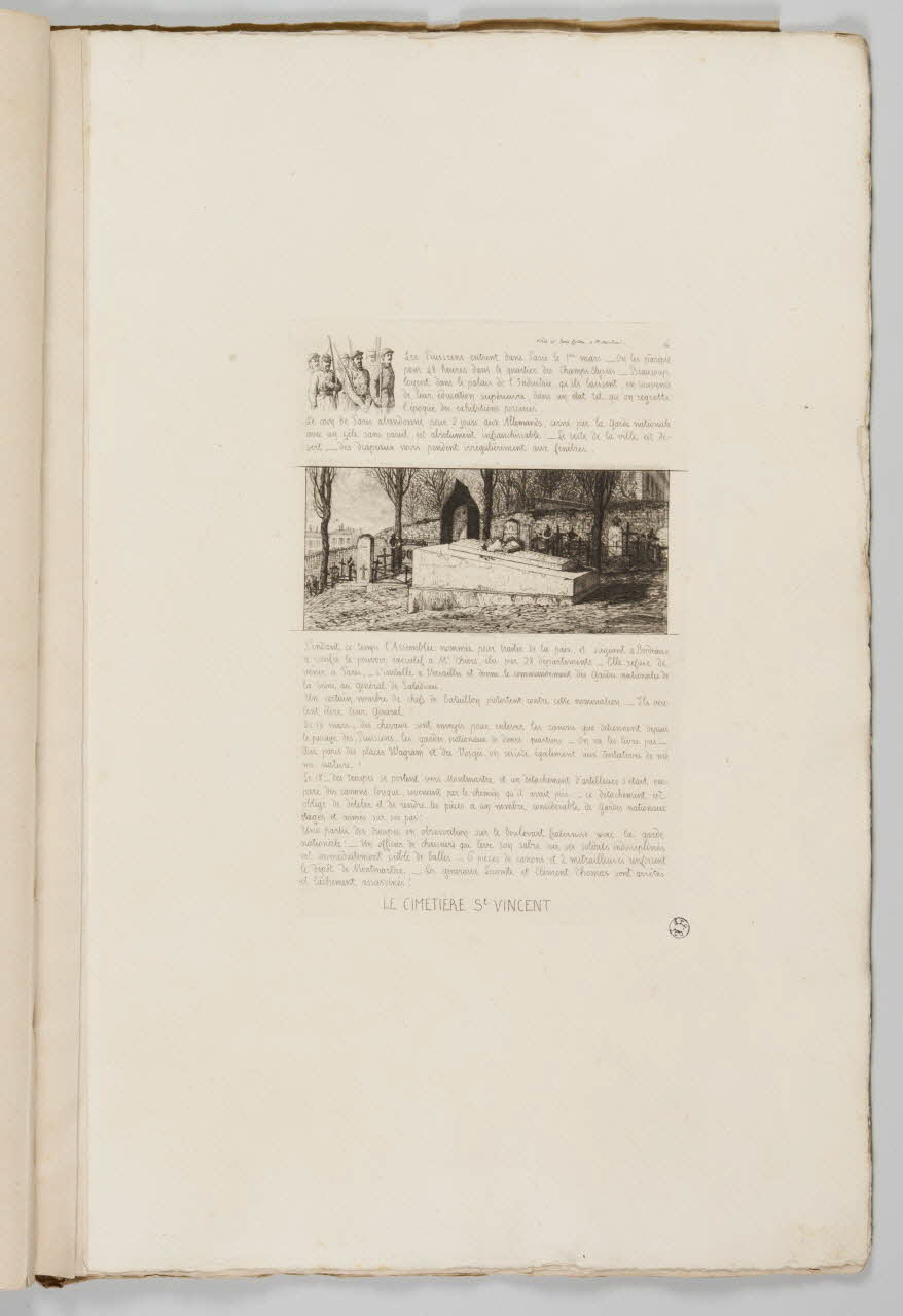 Cadart et Luce album LE CIMETIERE St VINCENT Paris 1868-1871 1941.20.1.4  Photo Mucem