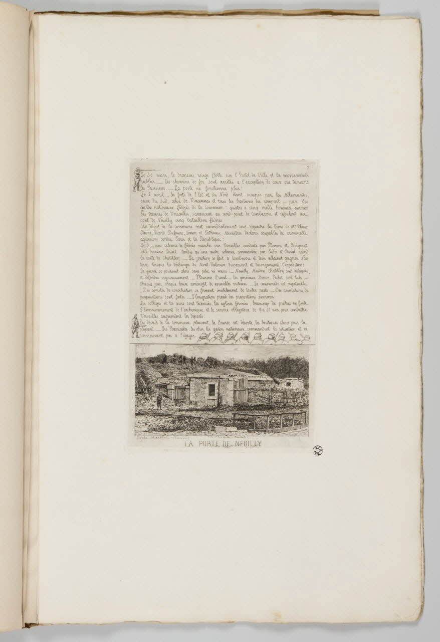 Cadart et Luce album LA PORTE DE NEUILLY Paris 1868-1871 1941.20.1.7 Photo Mucem