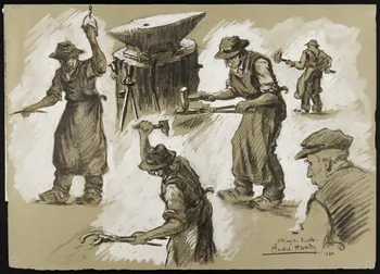 Hardy André dessin Croquis ayant servi à l'exécution de la gravure "vieux paysan normand" Saint-Pierre-la-Vieille 1930 1941.4.4 Photo Mucem