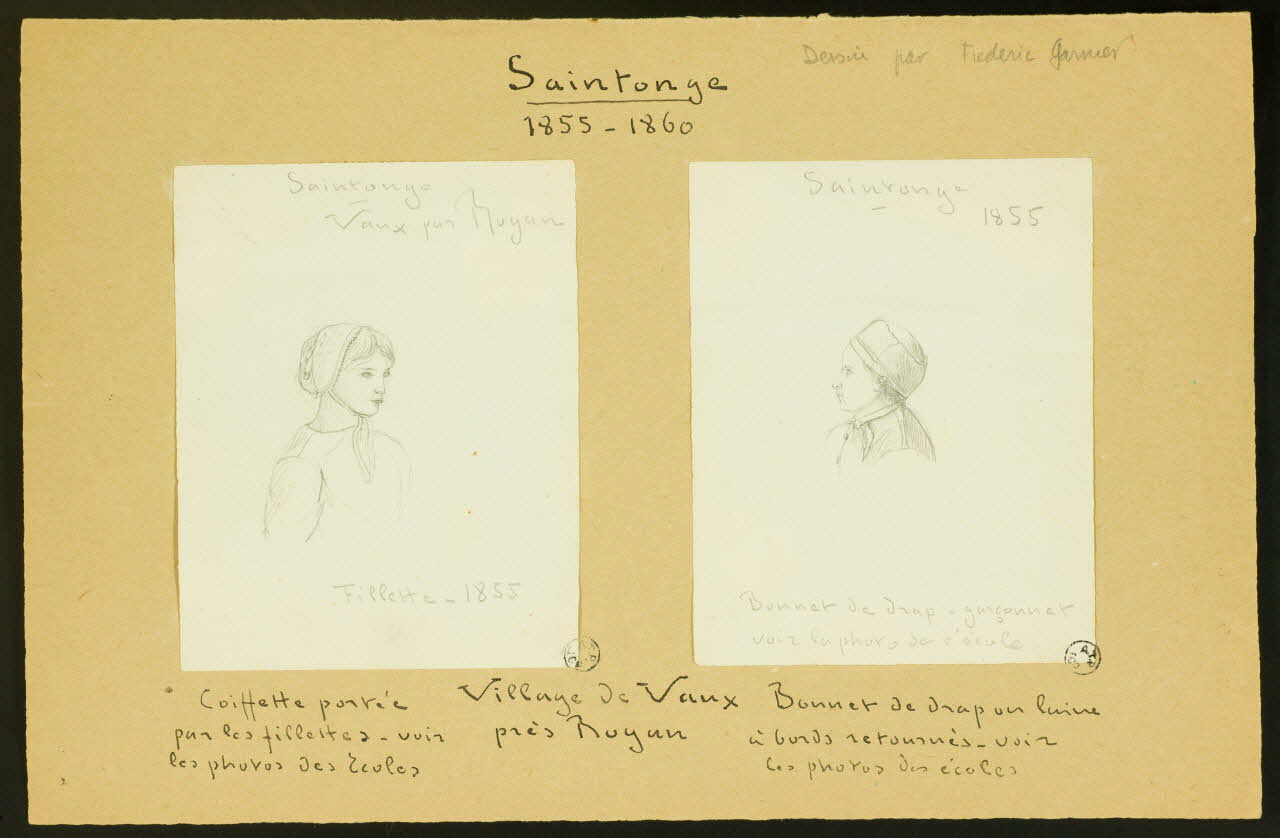 Maurice Garnier ensemble factice Saintonge 1855 1941.6.4.1-2 Photo Mucem