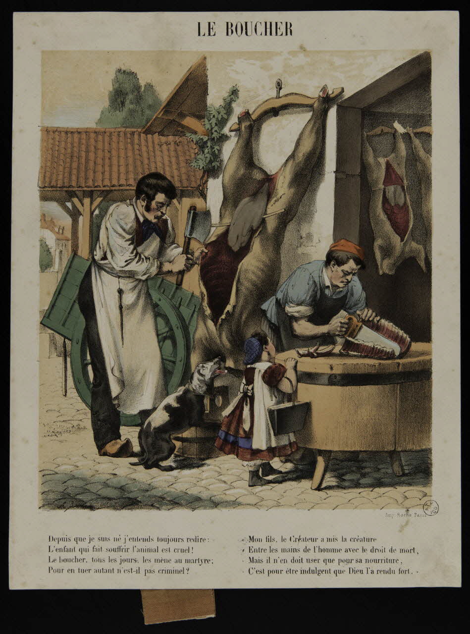 Langon Auguste André ; Roche estampe LE BOUCHER Paris 1885 1941.7.5 Photo Mucem