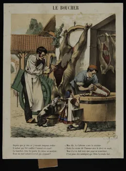 Langon Auguste André ; Roche estampe LE BOUCHER Paris 1885 1941.7.5 Photo Mucem