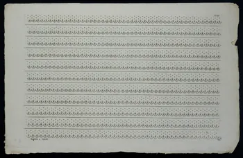 Martin imagerie ancienne Modèle de broderie pour fond de bonnet Paris 1838 1941.9.6  Photo Mucem
