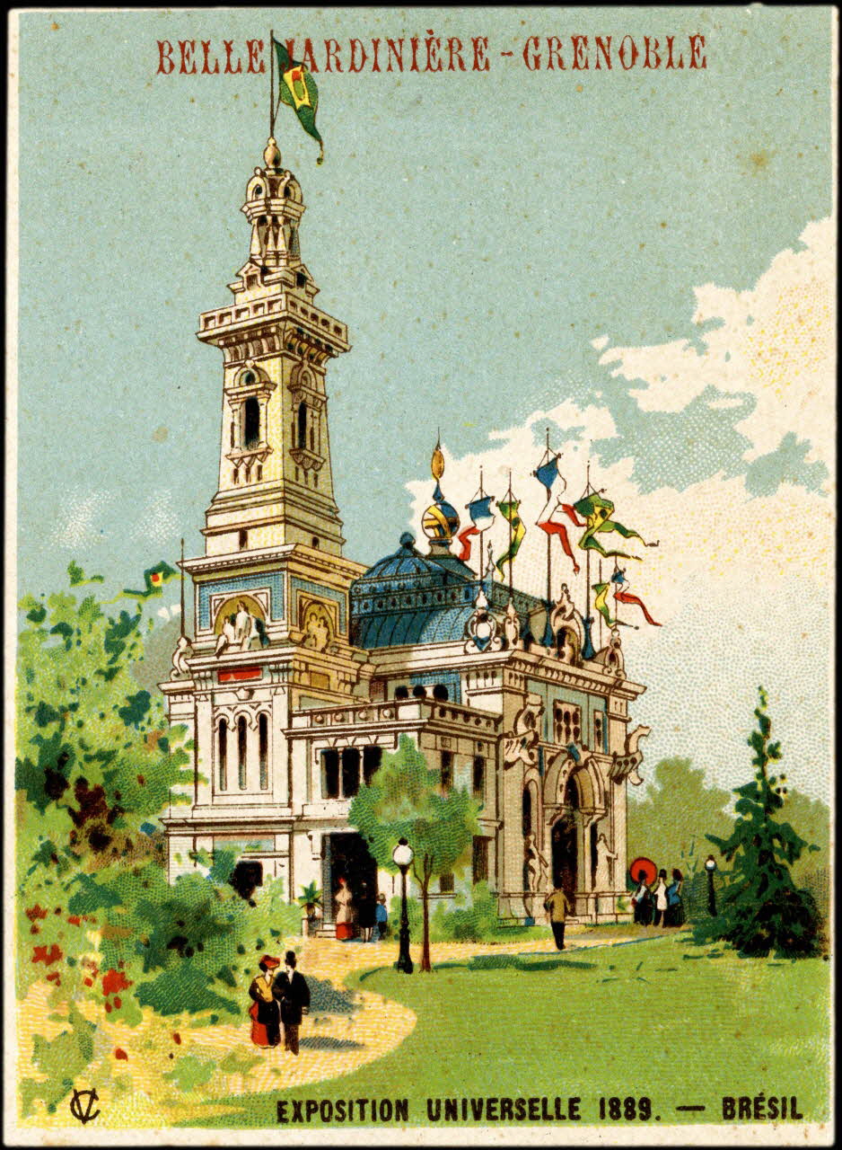 Charles Verneau carte réclame chromo Paris 1899-1870 1996.40.319.1 Photo