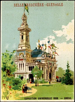 Charles Verneau carte réclame chromo Paris 1899-1870 1996.40.319.1 Photo