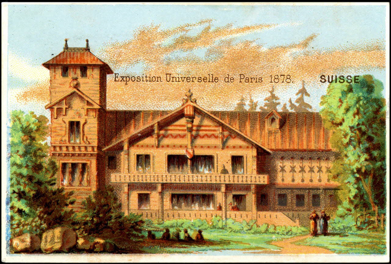 Imprimerie H. Laas carte réclame chromo Paris 1878-1905 1995.1.994.41 Photo