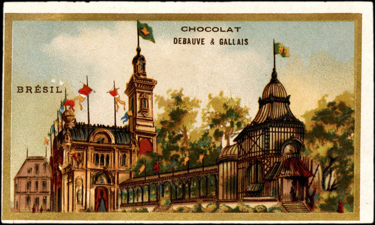 L. Pacon carte réclame chromo Paris 1886-1889 1995.1.1057.1 Photo