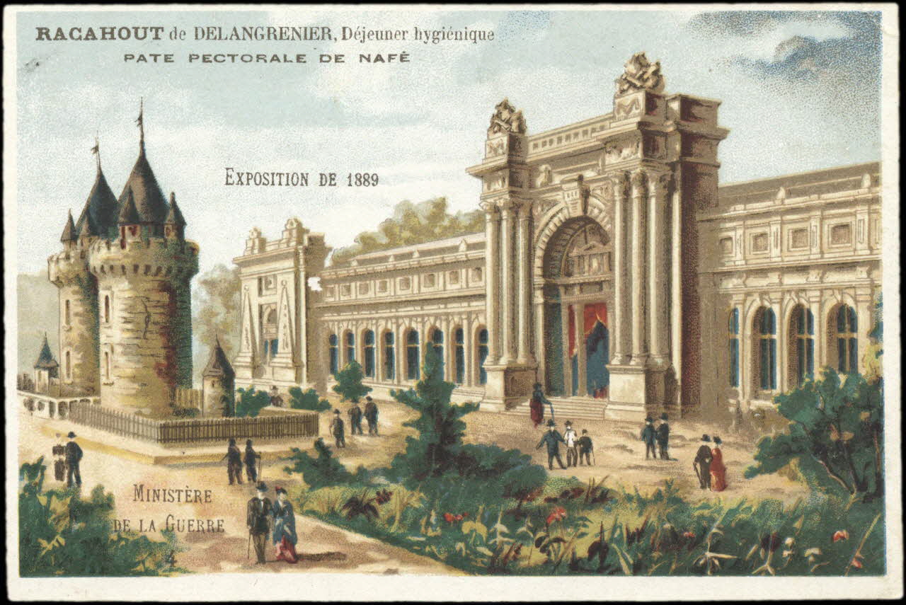 Jehenne carte réclame chromo Paris 1889 1995.1.1974.3 Photo