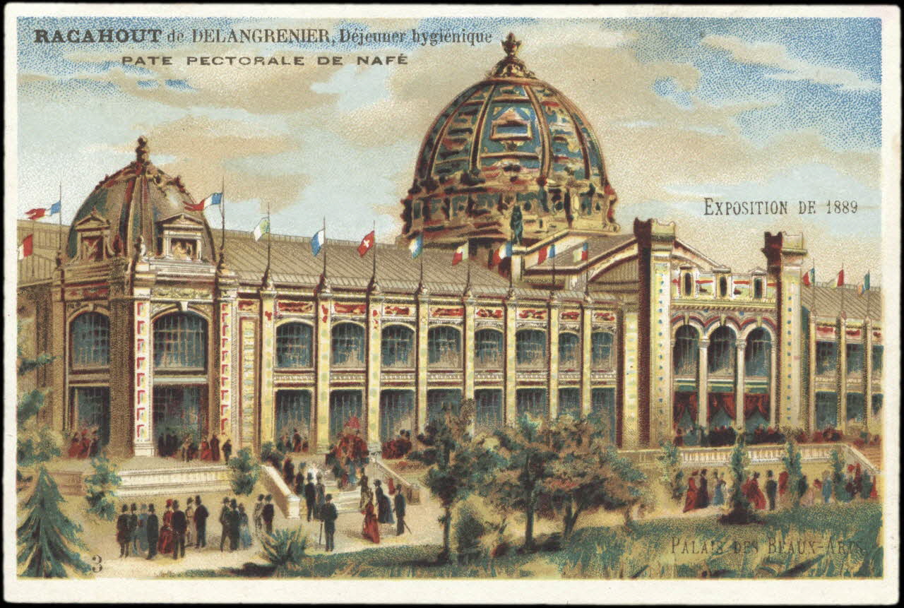 Jehenne carte réclame chromo Paris 1889 1995.1.1974.2 Photo