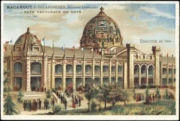Jehenne carte réclame chromo Paris 1889 1995.1.1974.2 Photo
