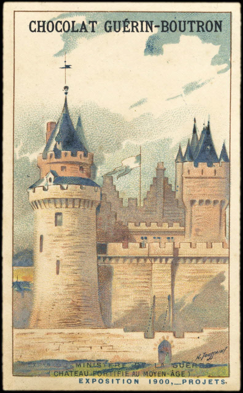 Toussaint H. ; Baster & Vieillemard carte réclame chromo Paris 1900 1995.1.263.48 Photo