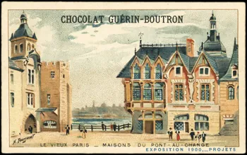 Toussaint H. ; Baster & Vieillemard carte réclame chromo Paris 1900 1995.1.263.60 Photo