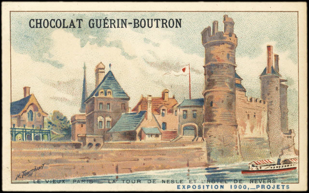 Toussaint H. ; Baster & Vieillemard carte réclame chromo Paris 1900 1995.1.263.58 Photo