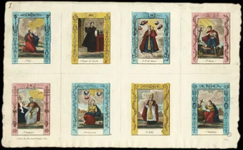 Basset. Paris à compartiments (4x2) Planche de Saints. Paris 1805-1849 1952.87.110 Photo